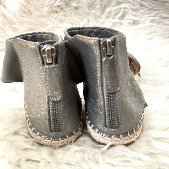 Eileen Fisher Coy Espadrilles Pewter Size 6.5 - Picture 3 of 7